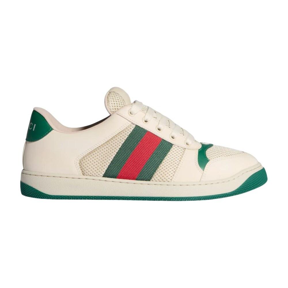 Tenis Gucci Screener White Green