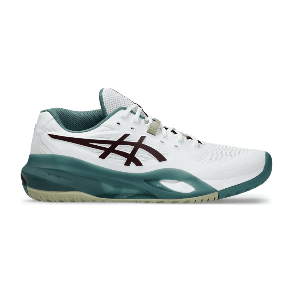 TENIS ASICS GEL-RESOLUTION X WHITE GREEN