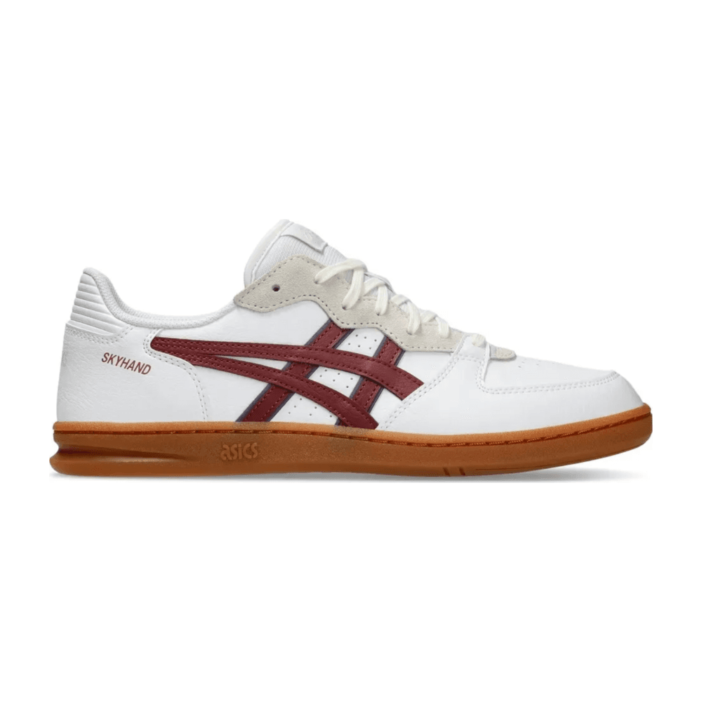 TENIS ASICS SKYHAND OG WHITE RED