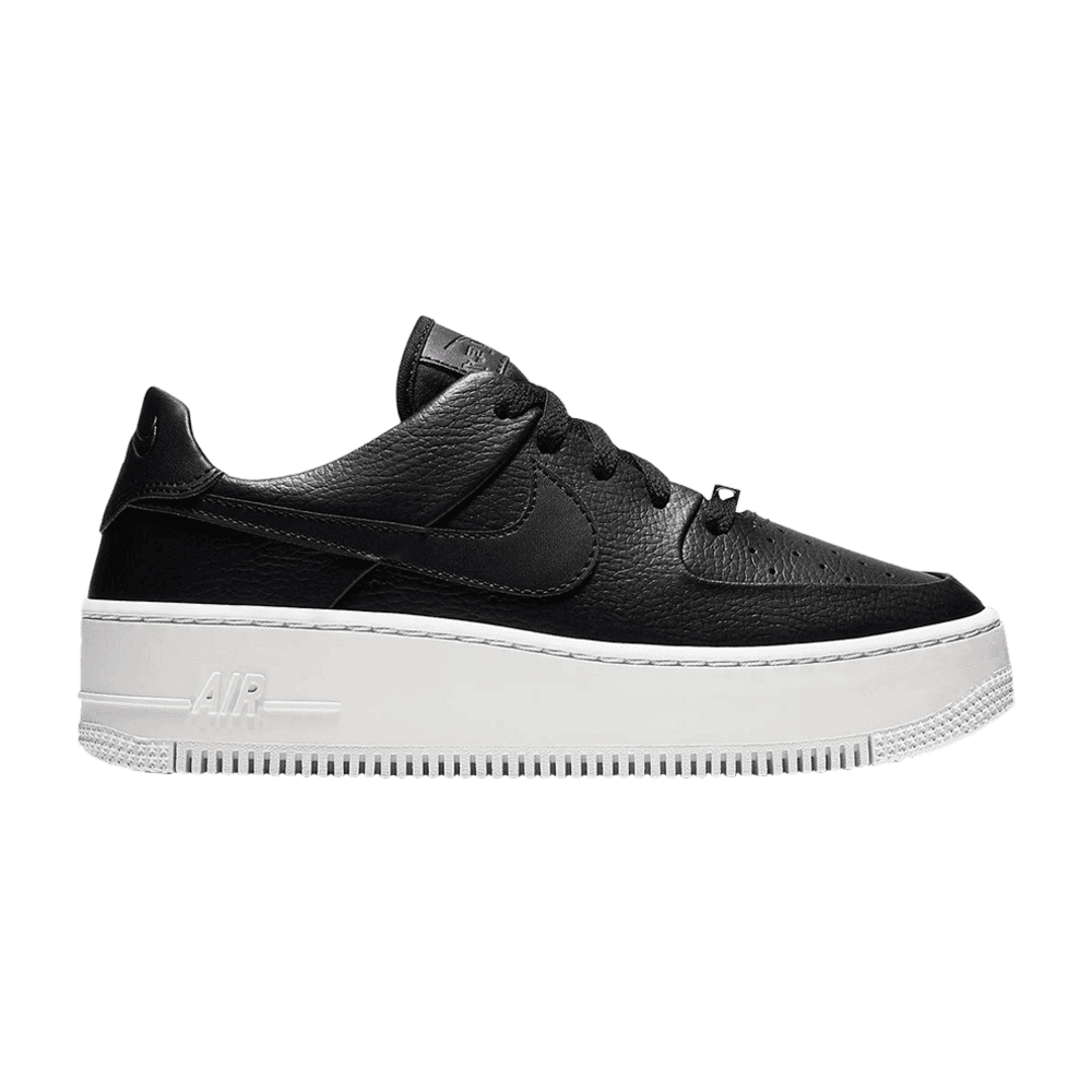 Tenis Nike Air Force 1 Sage Low Black White