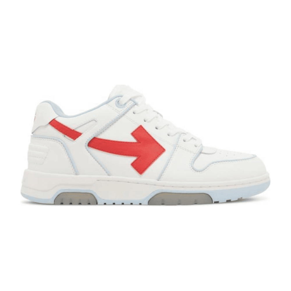 TENIS OFF-WHITE OUT OF OFFICE LOW LIGHT BLUE RED