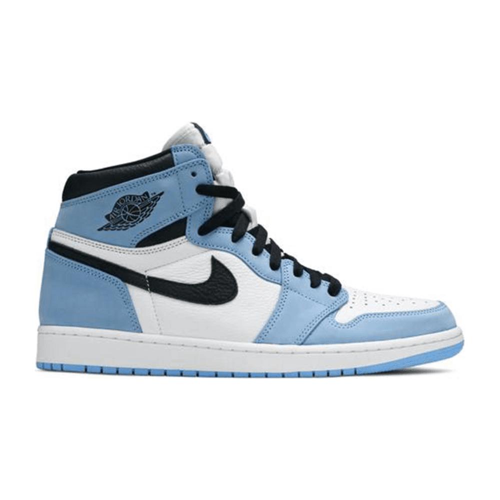 Tenis Air Jordan 1 High White University Blue Black