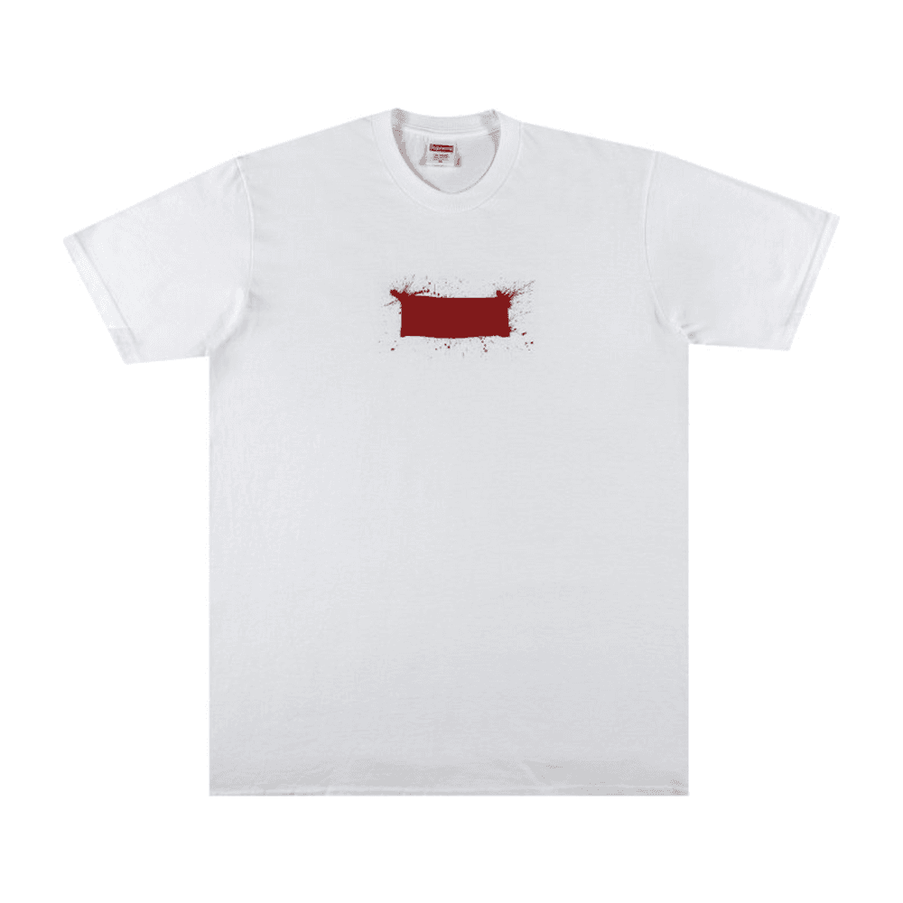 Supreme Ralph Steadman Box Logo Tee White