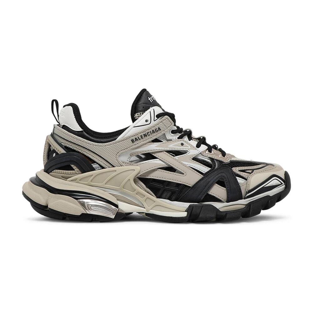 Tenis Balenciaga Track 2 Crema Blanco Y Negro