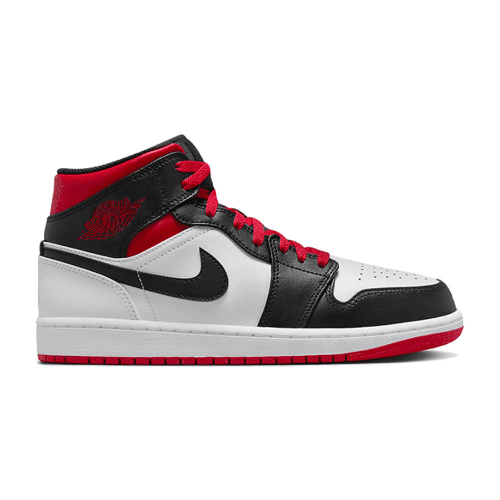 TENIS JORDAN 1 MID GYM RED BLACK TOE