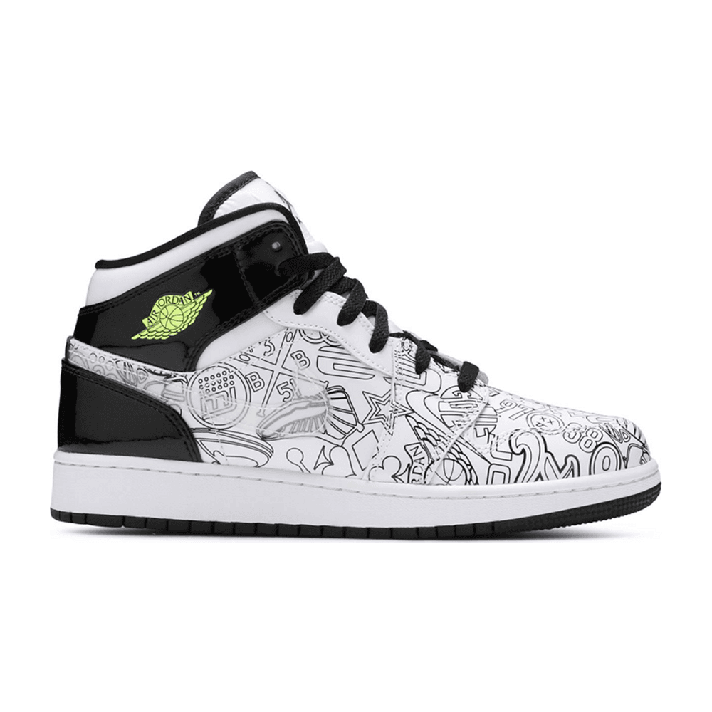 Tenis Air Jordan 1 Mid Se Diy