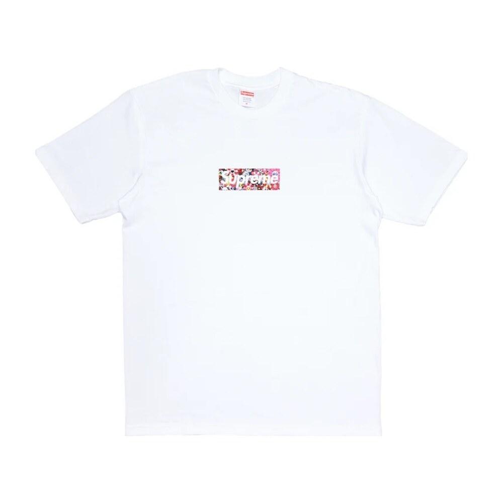 Supreme Takashi Murakami Covid-19 Relief Box Logo Tee White