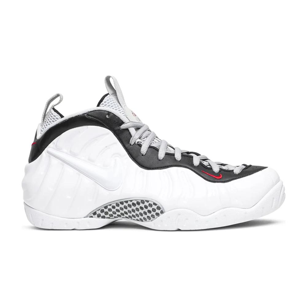 Tenis Nike Air Foamposite Pro White Black University Red
