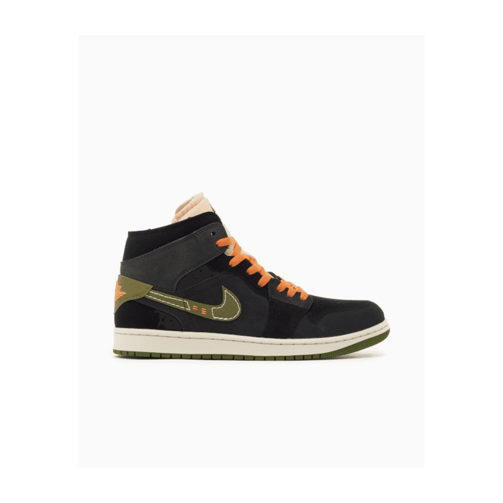 Tenis Jordan 1 Mid Se Craft Anthracite Light Olive
