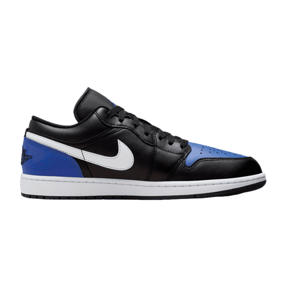 TENIS JORDAN 1 LOW BLACK ROYAL TOE