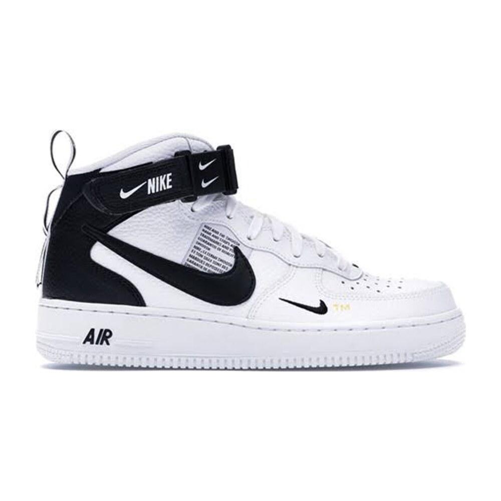 Tenis Nike Air Force 1 Mid Utility White Black