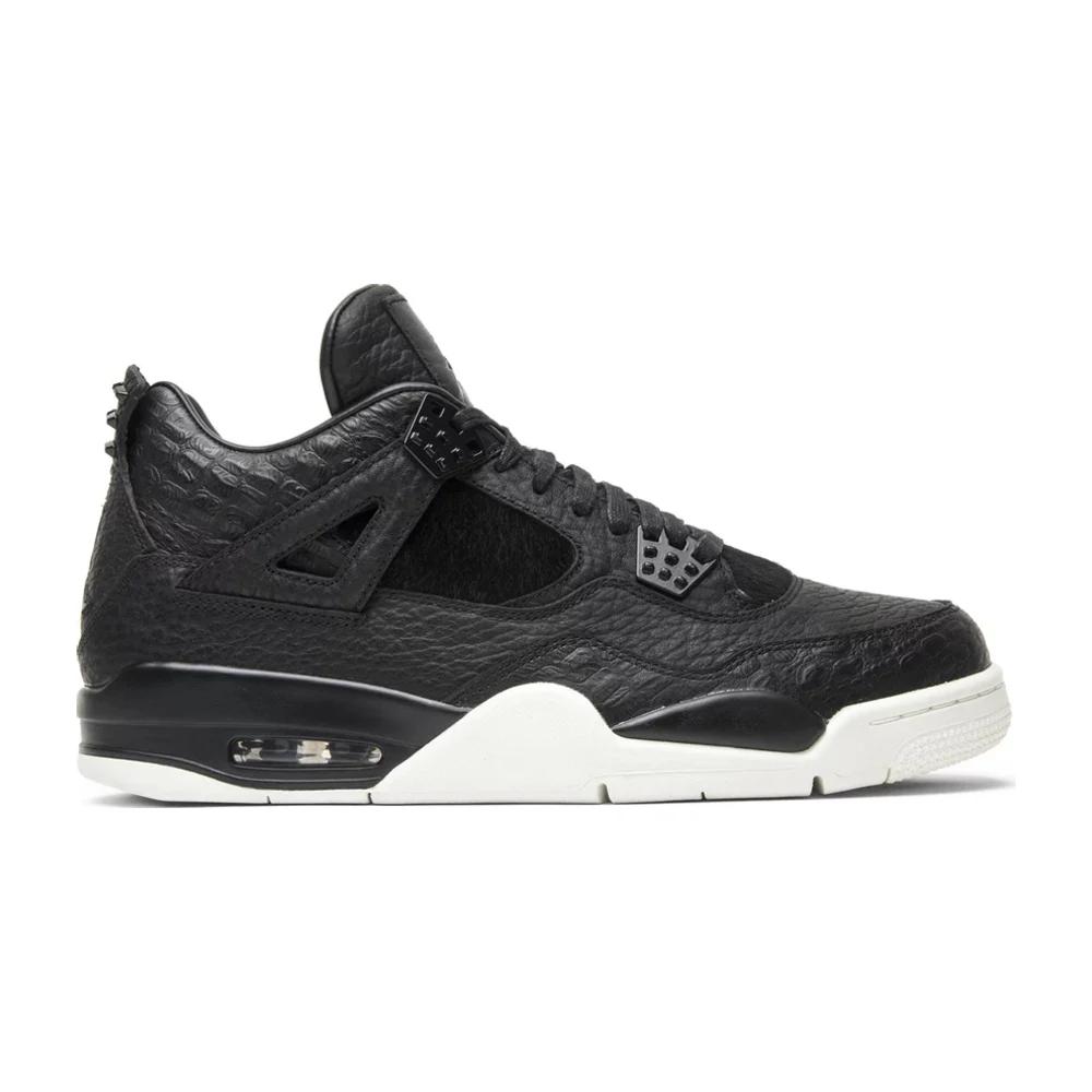 Tenis Jordan 4 Pony Hair Black
