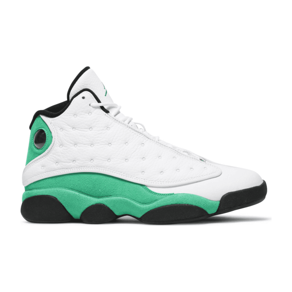 Tenis Jordan 13 White Lucky Green