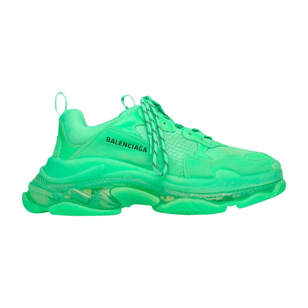 Tenis Balenciaga Triple S Neon Green Clear Sole
