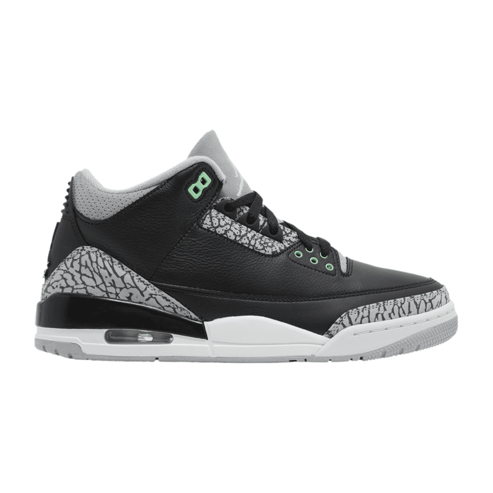 TENIS JORDAN 3 GREEN GLOW