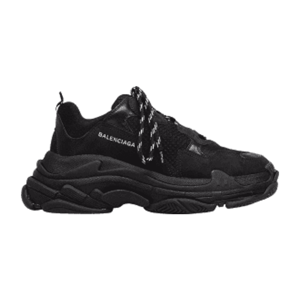 Tenis Balenciaga Triple S Triple Black Nondistressed