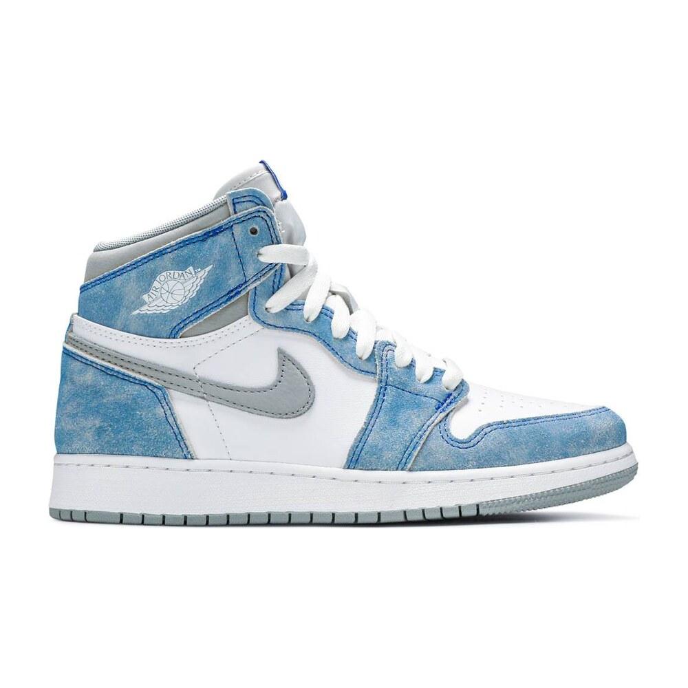 Tenis Air Jordan 1 High Hyper Royal Smoke Grey