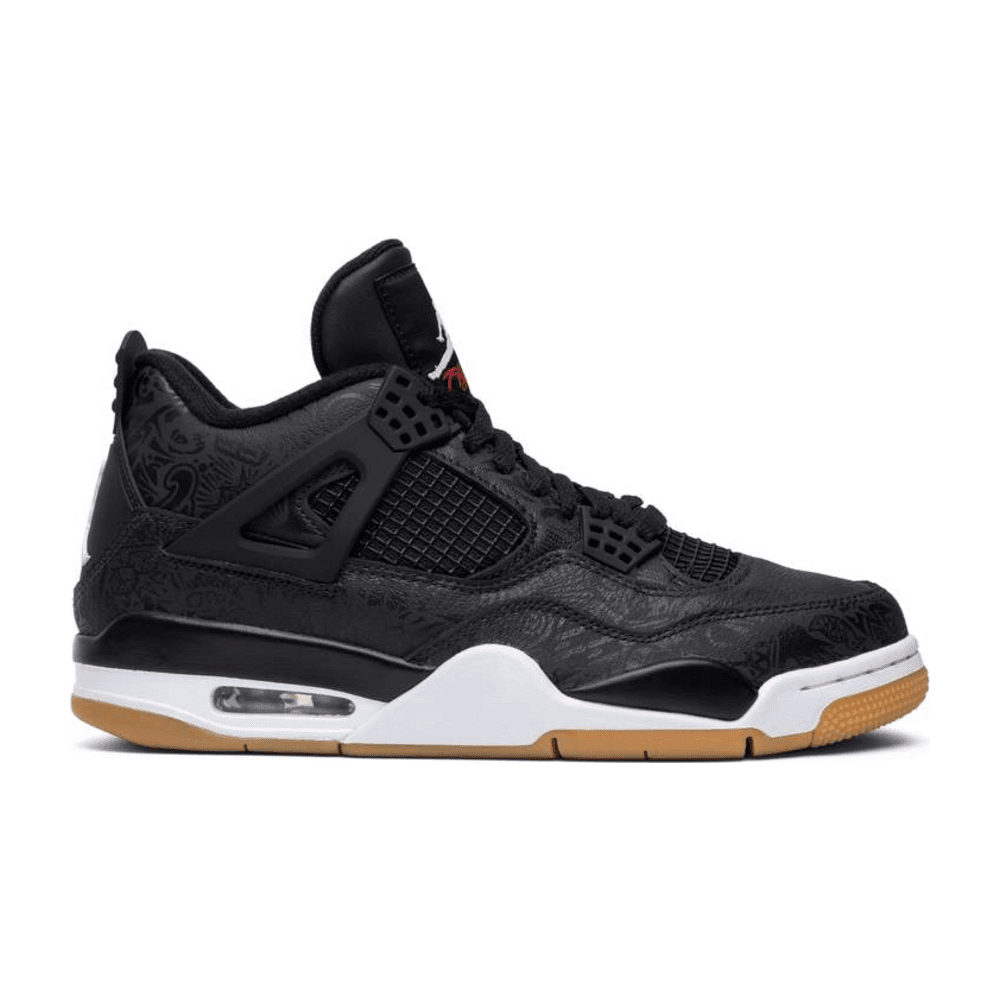 Tenis Jordan 4 Laser Black Gum