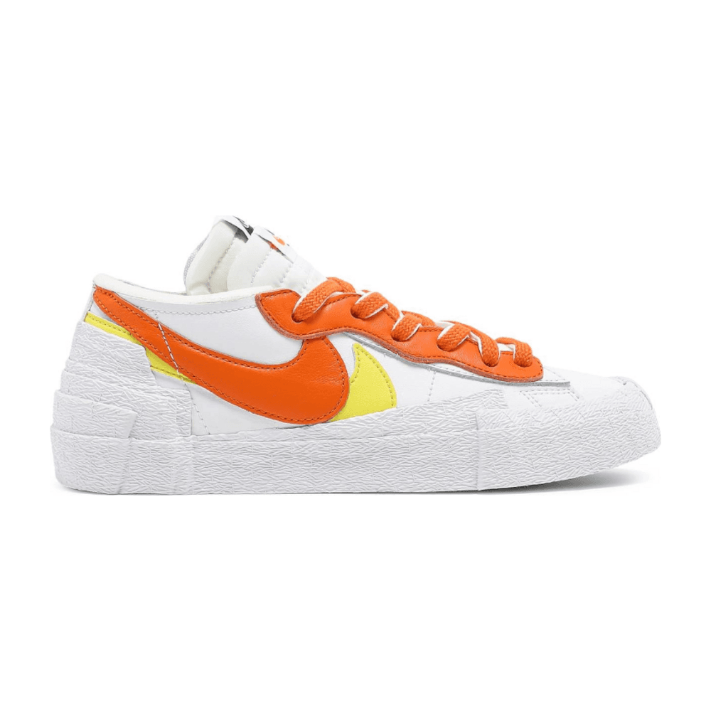 Tenis Nike Blazer Low Sacai White Magma Orange