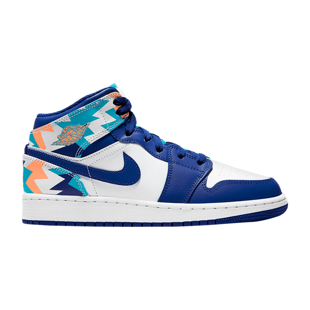 Tenis Air Jordan 1 Mid Geometric Print