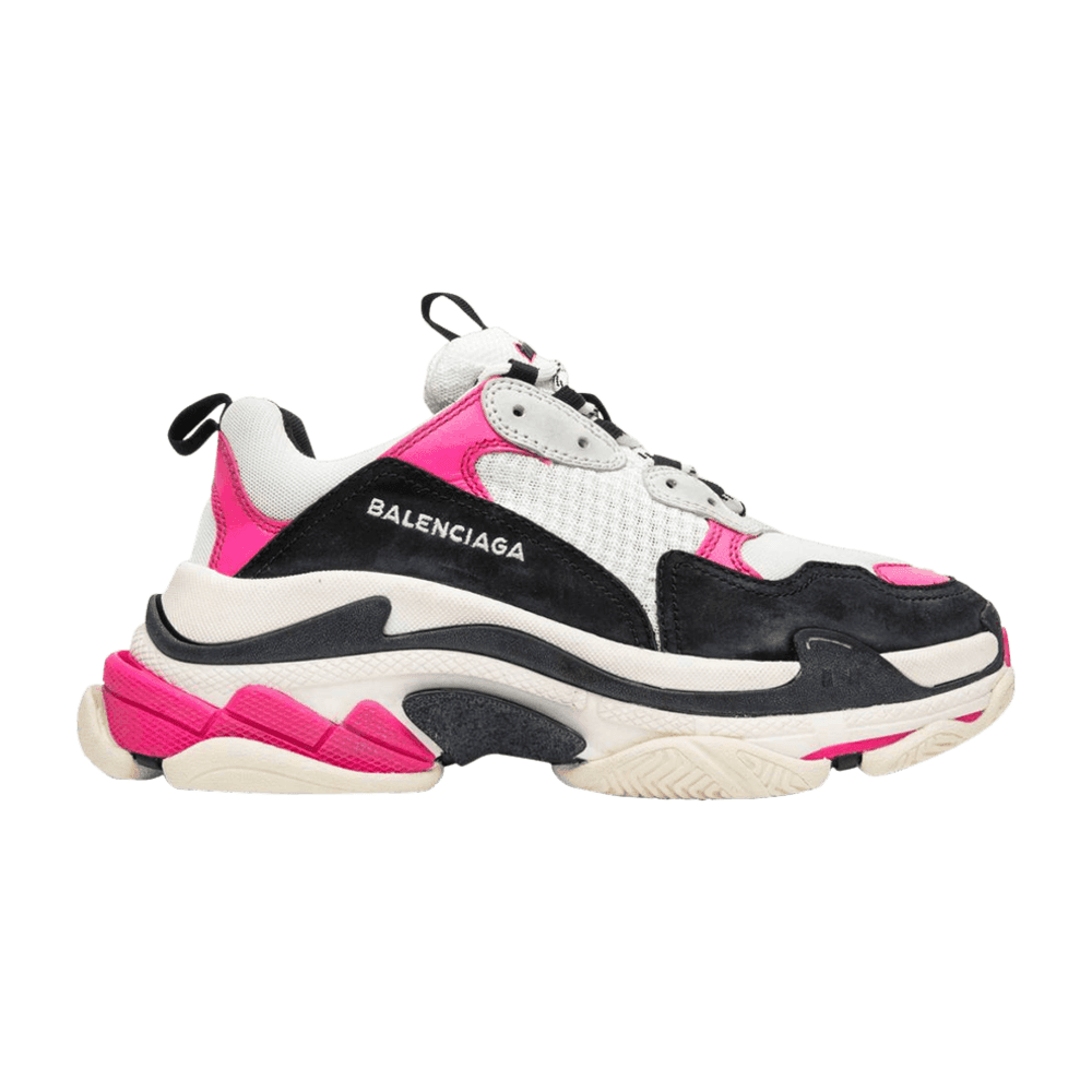 Tenis Balenciaga Triple S Neon Pink