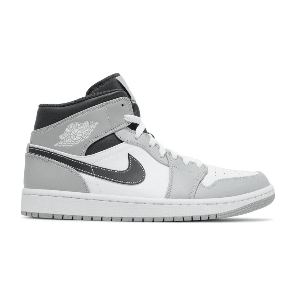 Tenis Air Jordan 1 Mid Light Smoke Grey Anthracite
