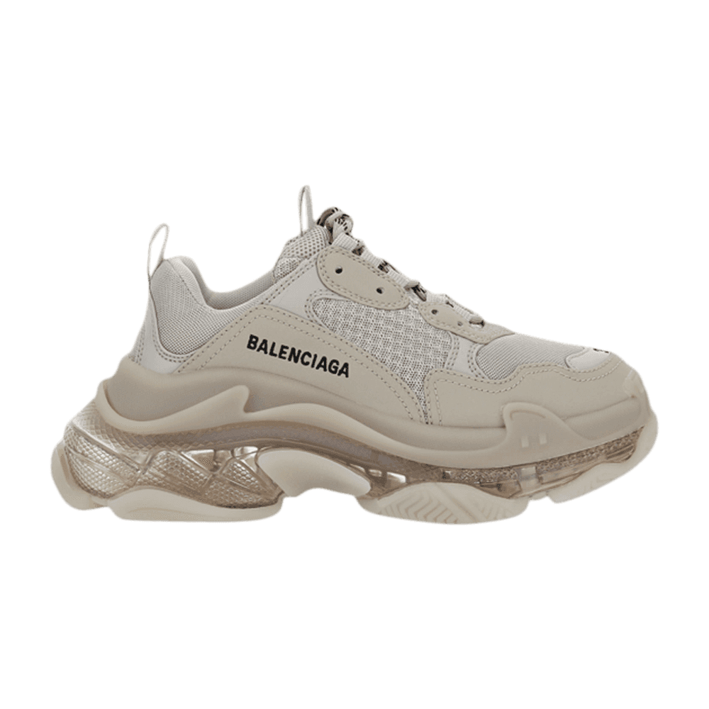 Tenis Balenciaga Triple S Clear Sole Beige
