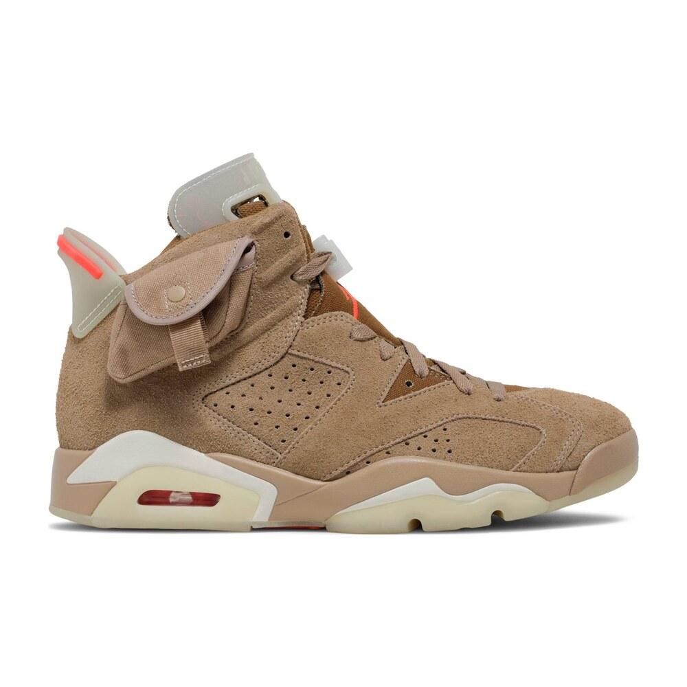 Tenis Jordan 6 Travis Scott British Khaki