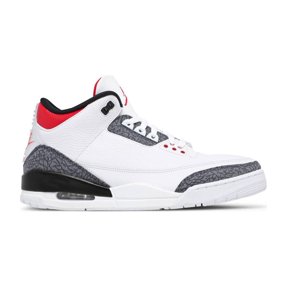 Tenis Jordan 3 Se Fire Red Denim