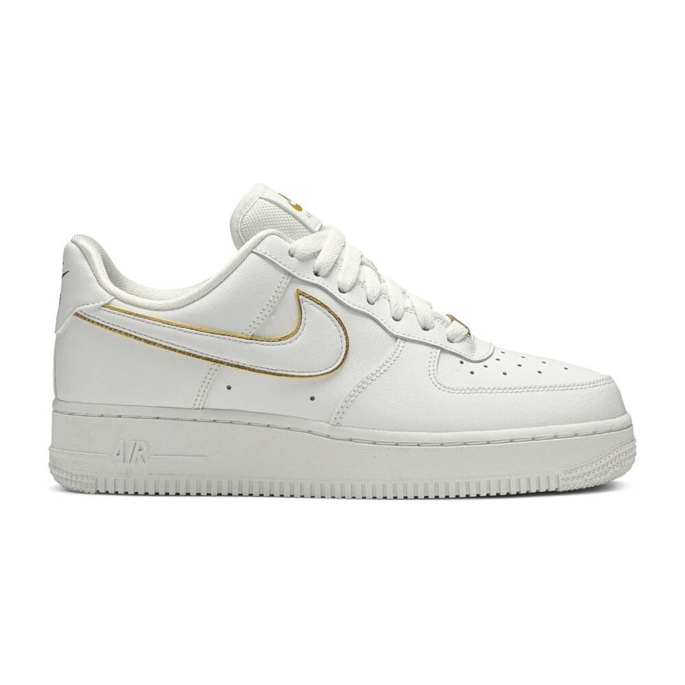 Tenis Nike Air Force 1 Low Icon Clash White Metallic Gold