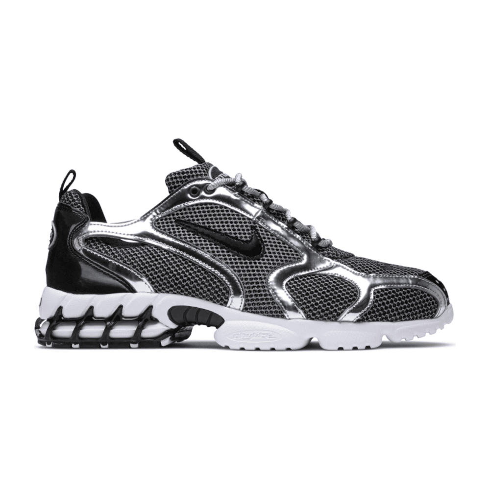 Tenis Nike Air Zoom Spiridon Cage 2 Stussy Pure Platinum