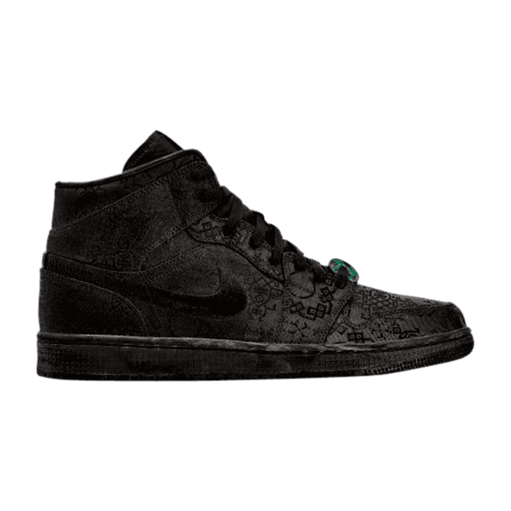 Tenis Air Jordan 1 Mid Clot Dsm Black