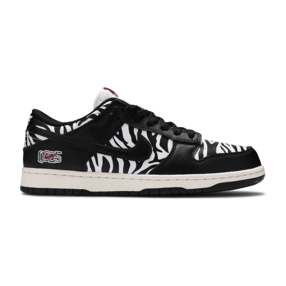 Tenis Nike Sb Dunk Low Quartersnacks Zebra