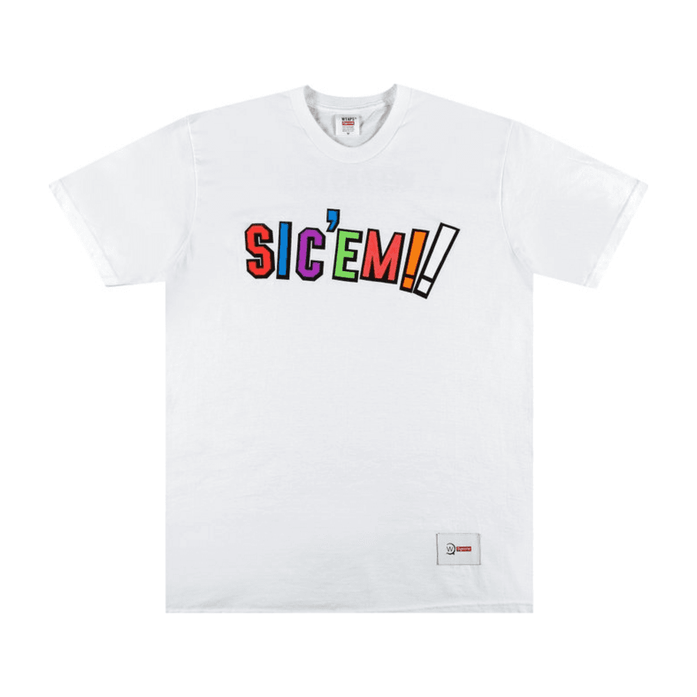 Supreme Wtaps Sic'em! Tee White