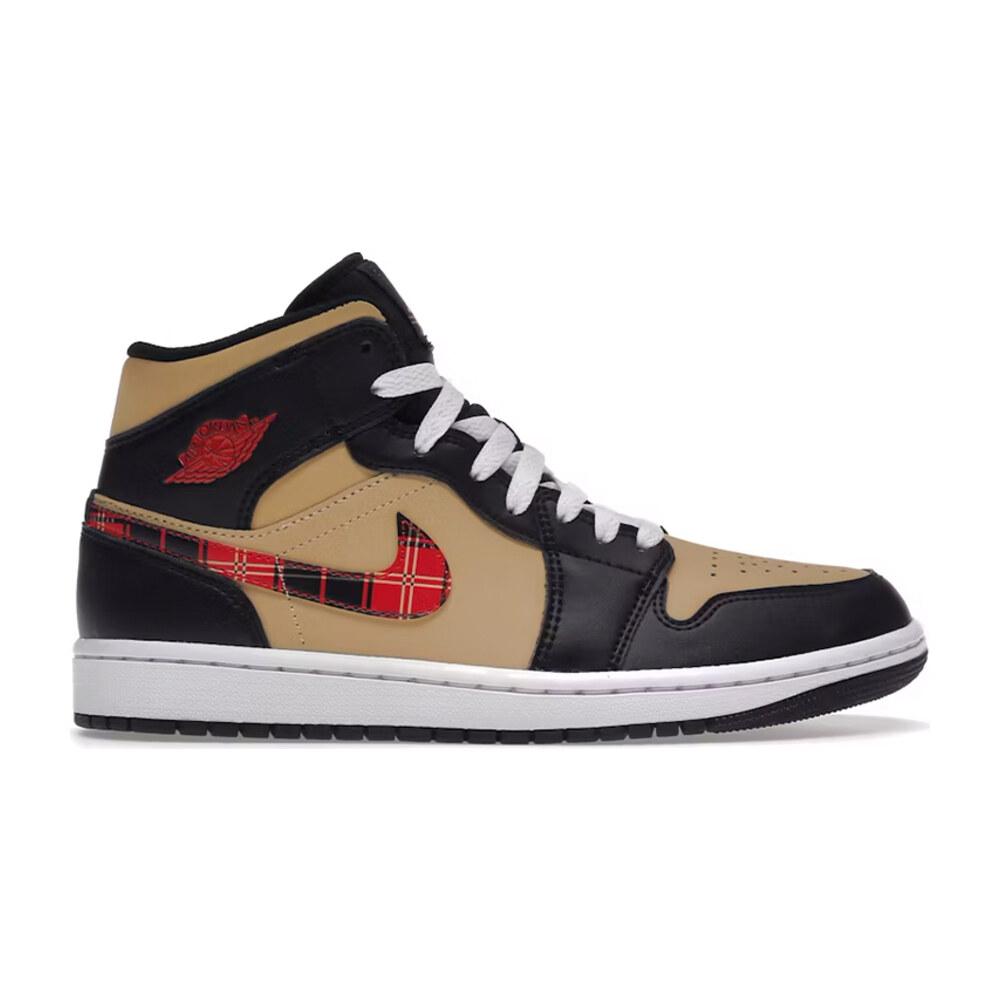 TENIS JORDAN 1 MID TARTAN SWOOSH