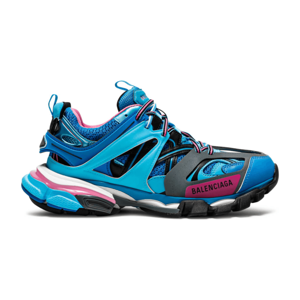 Tenis Balenciaga Track Azul Rosa Blanco