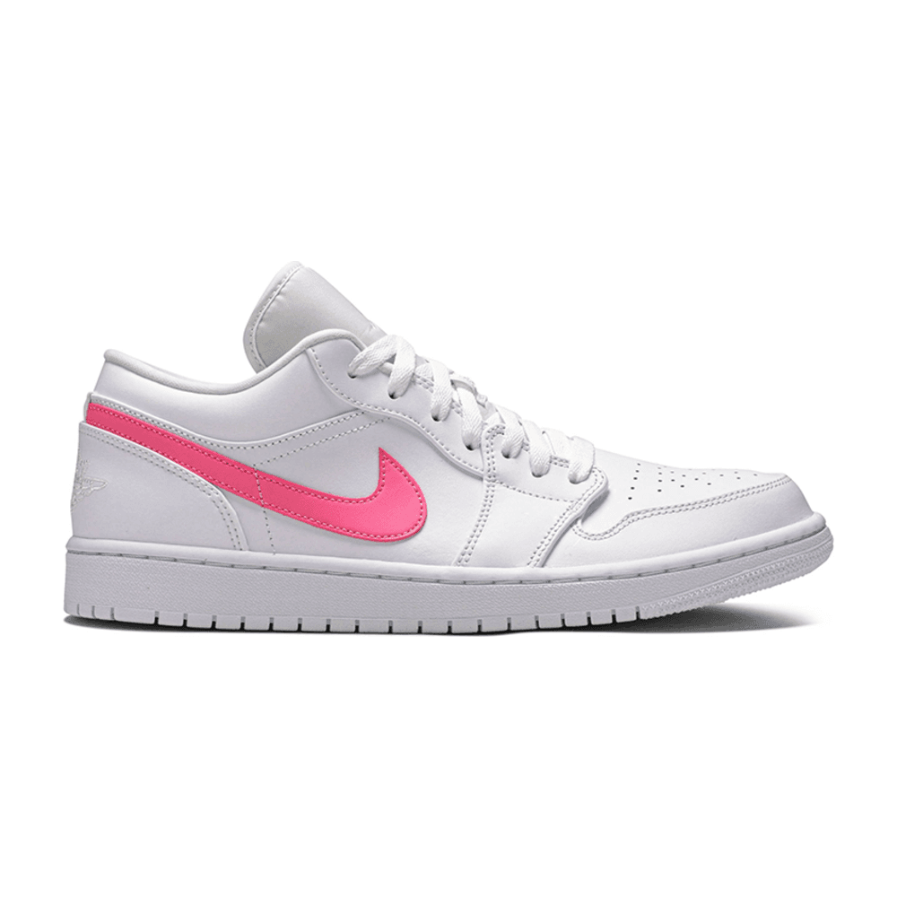 Tenis Air Jordan 1 Low White Multi Color Swoosh