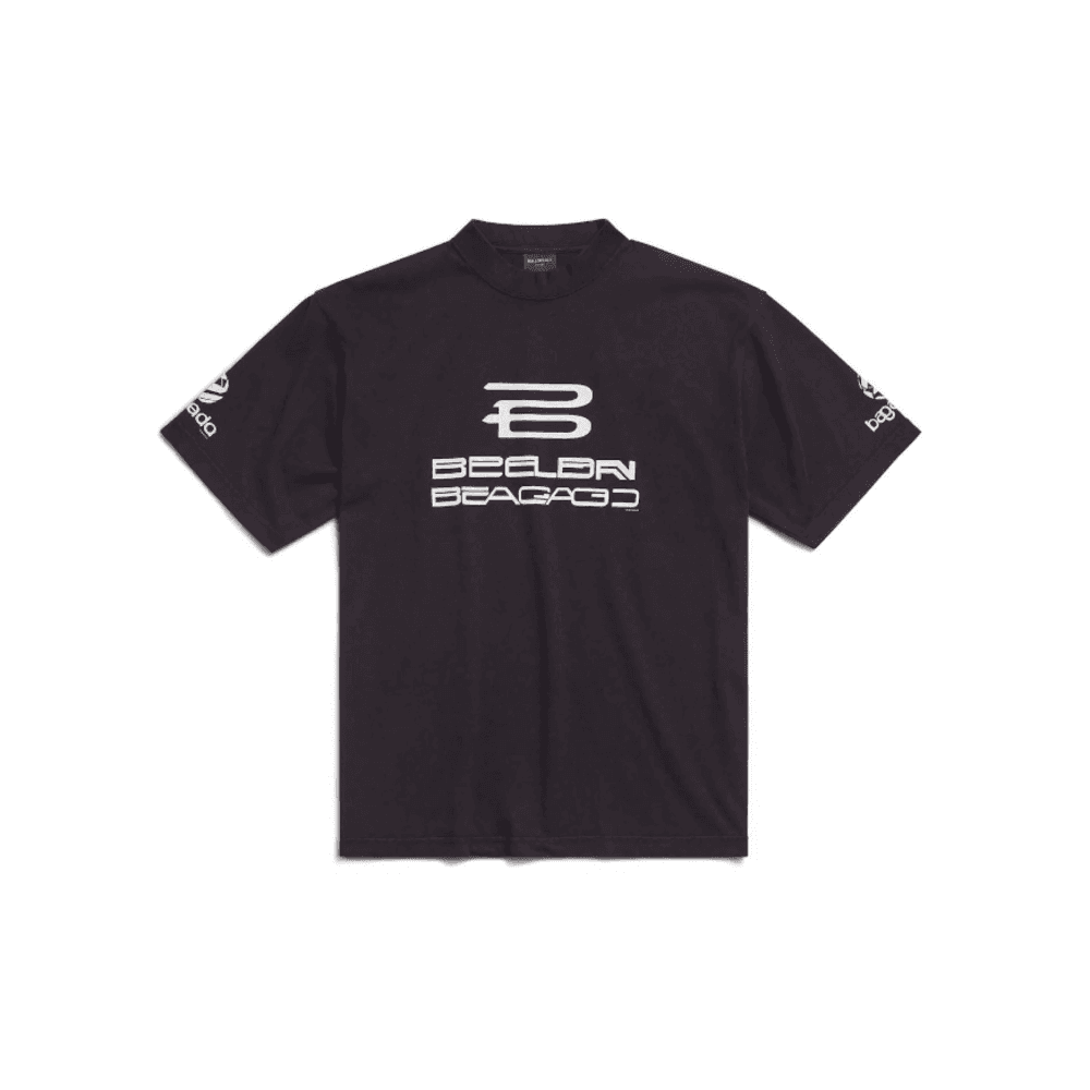 BALENCIAGA AL GENERATED MEDIUM FIT T SHIRT BLACK