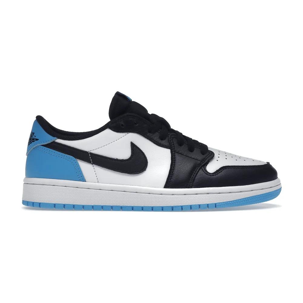Tenis Air Jordan 1 Low Og Black Dark Powder Blue
