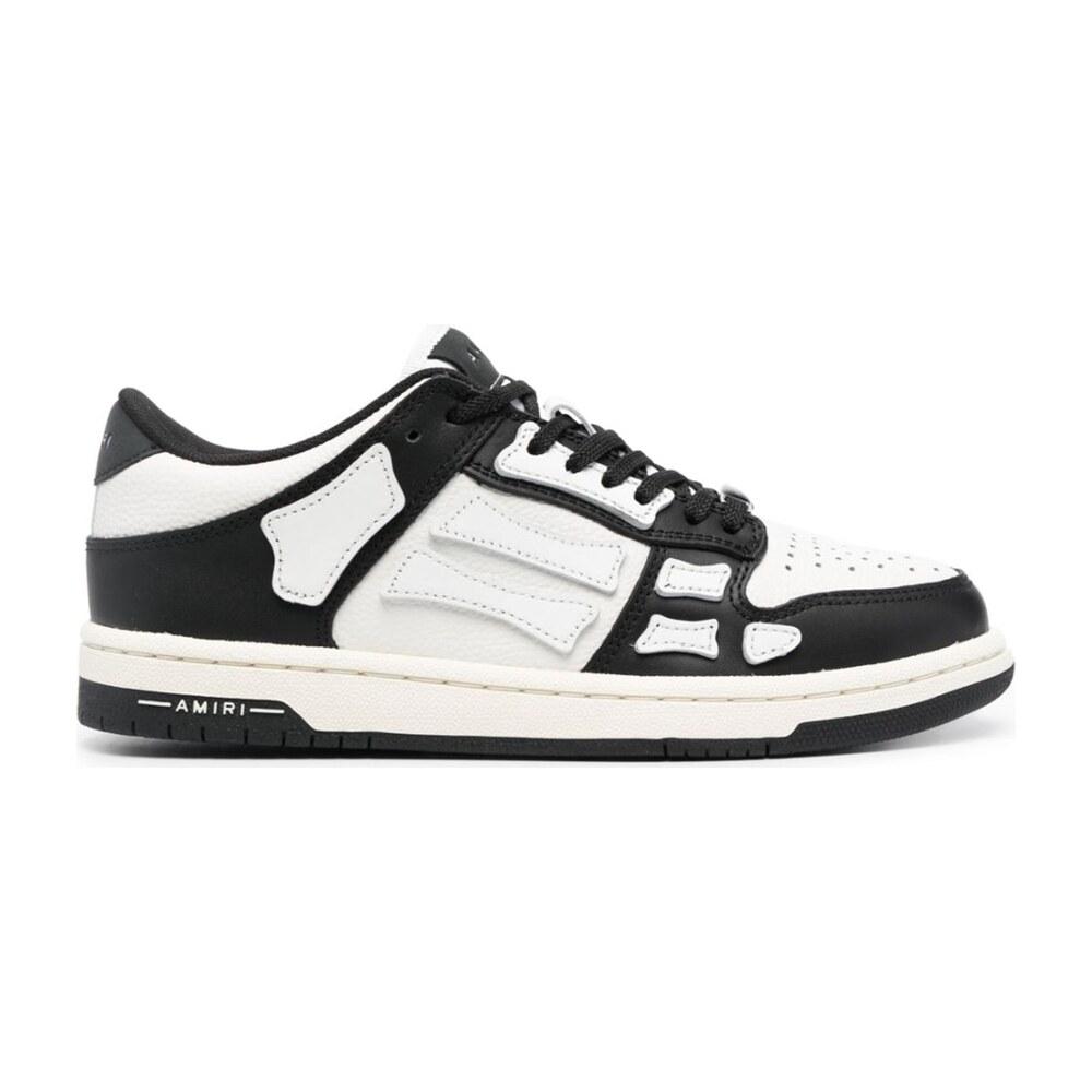 Tenis Amiri Skel Top Low Black White