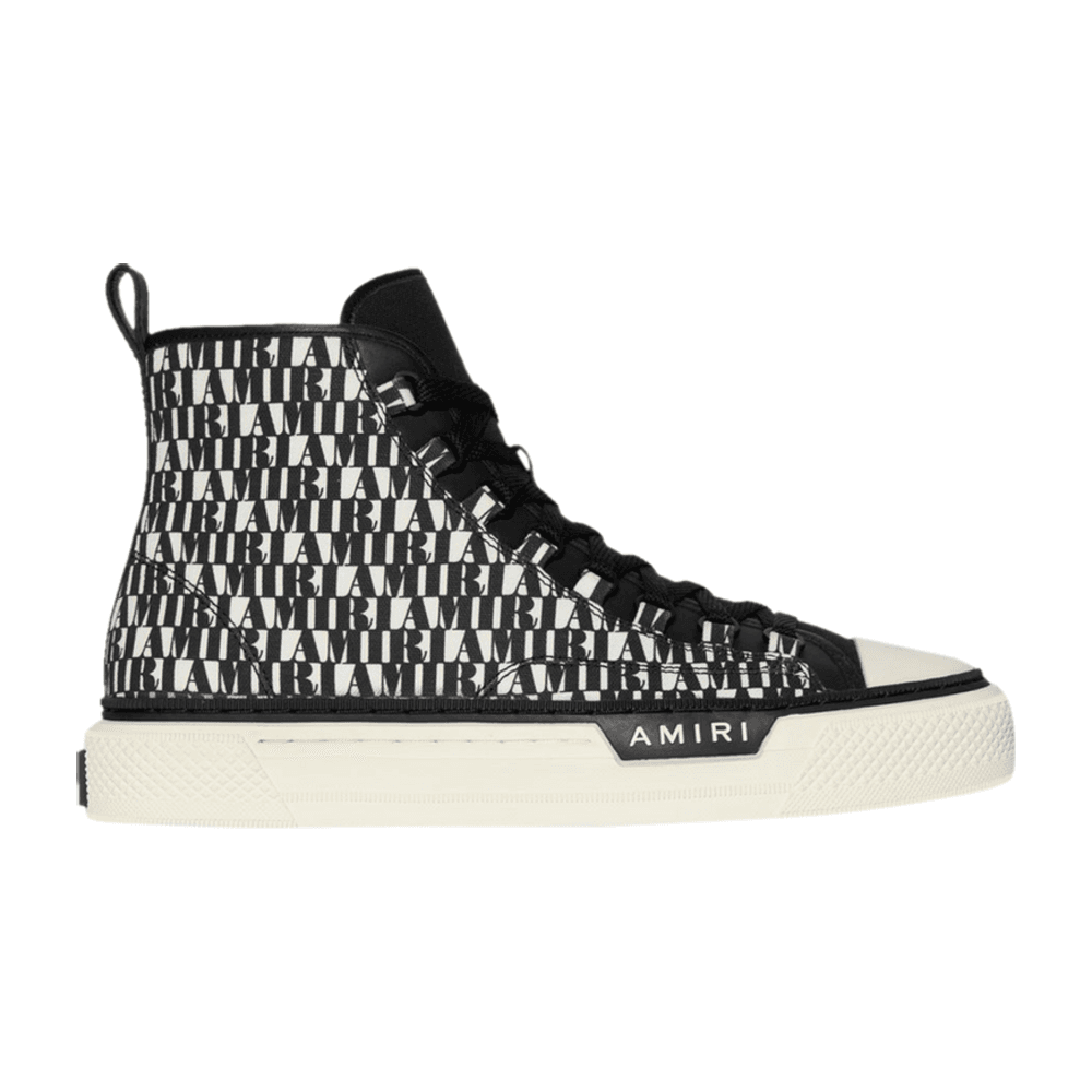 TENIS AMIRI COURT HI BLACK WHITE