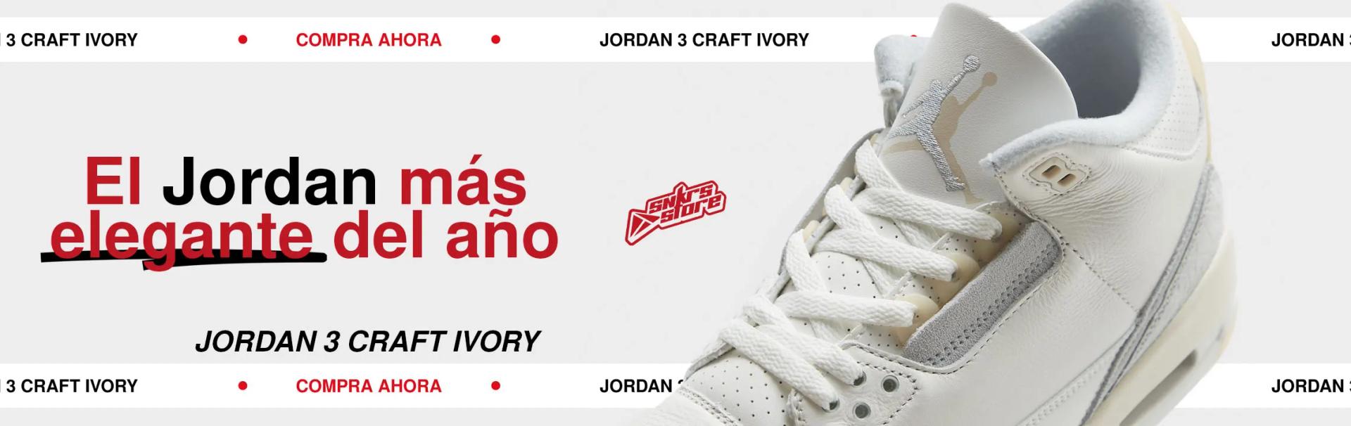 Jordan 3 Craft Ivory: El Jordan más elegante del año